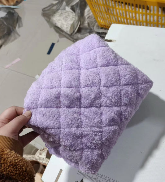 Lilac Towelling Pochette