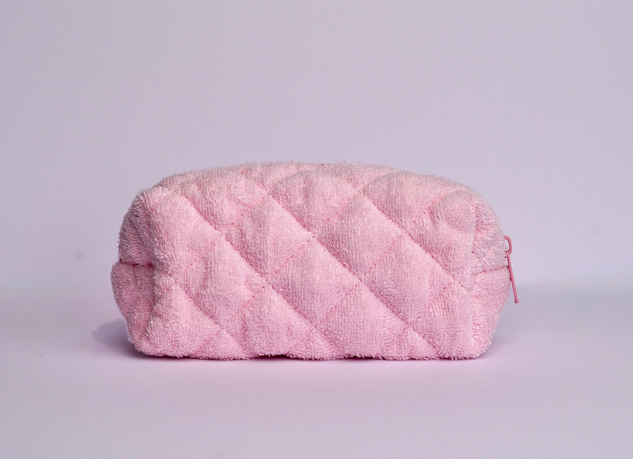 Pink Towelling Pochette